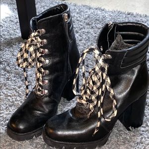 Zara faux leather Booties